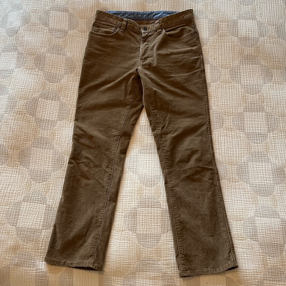 L.L. Bean Men's Corduroy Pants in Brown Size 32x30